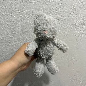 Jellycat Bashful Kitten Plush Small Gray White Cat Mini London Soft Toy